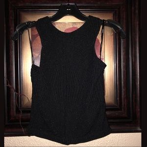 SOLD!! NWT Sparkly sleeveless Forever 21 black top